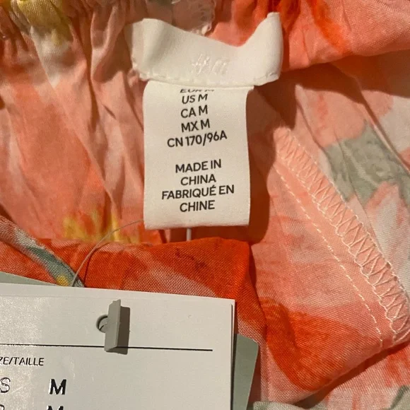 H&M Floral Ruffle Dress NWT - Picture 13 of 13